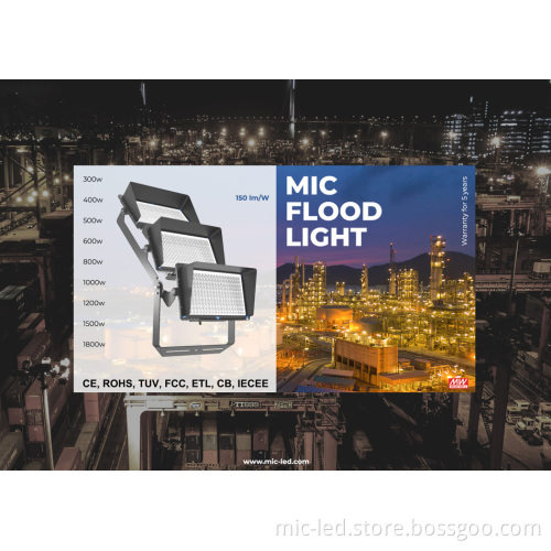 High Power LED High Mast Lights 300w-1500w for Outdoor Sports Lighting